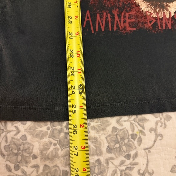 Anine Bing Black Crewneck Sweatshirt with White Label #615 - Picture 6 of 7